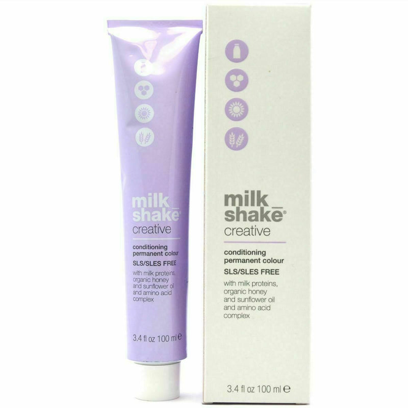 Milk Shake, Creative, SLS/SLES-Free, Permanent Hair Dye, 5.345GC Golden Copper Light Brown, 100 ml