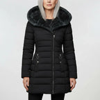Marian | Slim-Fit Winter Coat with Fur Hood
